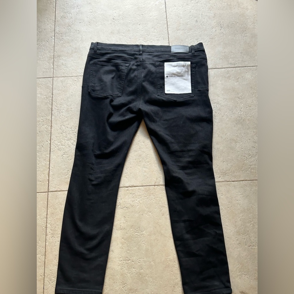 Purple jeans